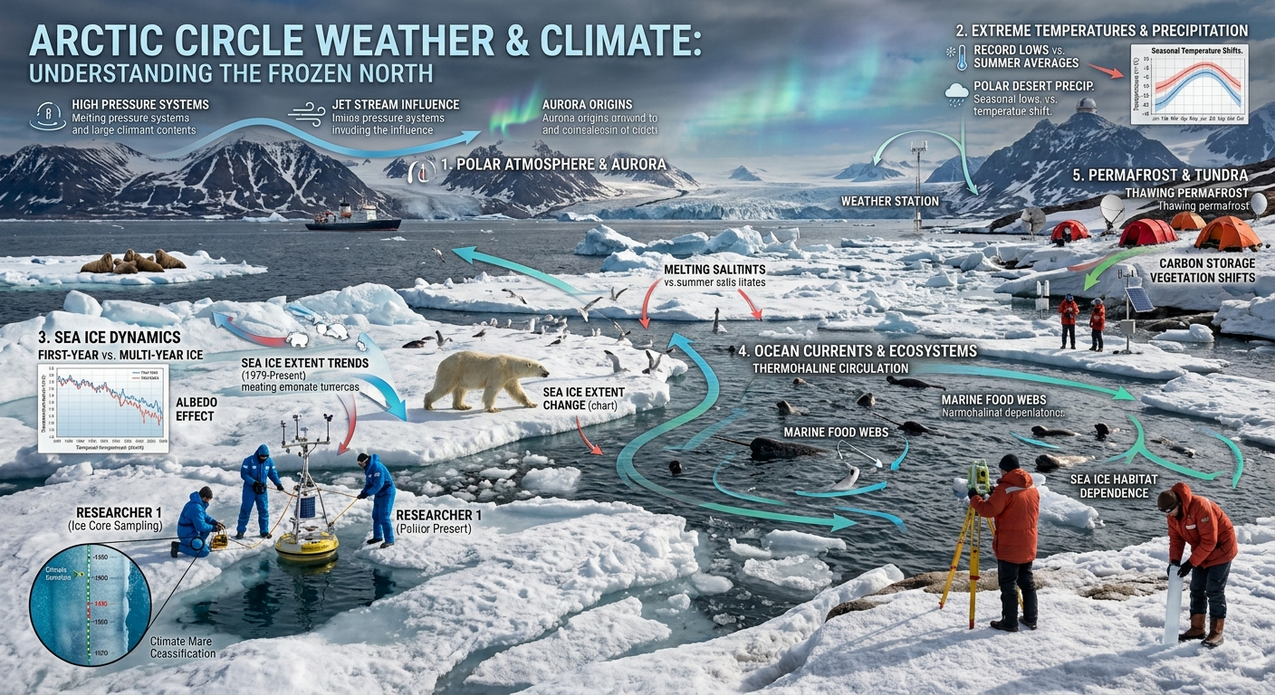 Read more about the article Arctic Circle Weather & Climate: Understanding the Frozen North