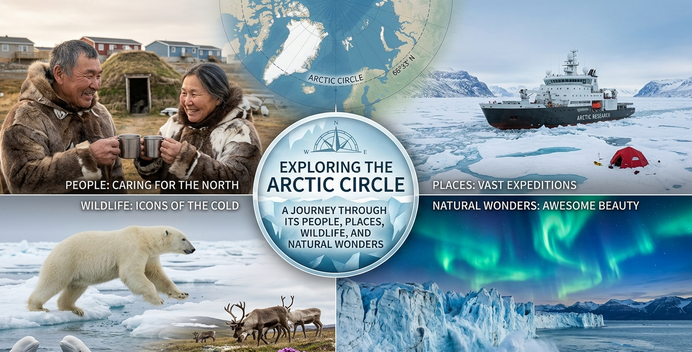 You are currently viewing Exploring the Arctic Circle: A Journey Through Its People, Places, Wildlife, and Natural Wonders