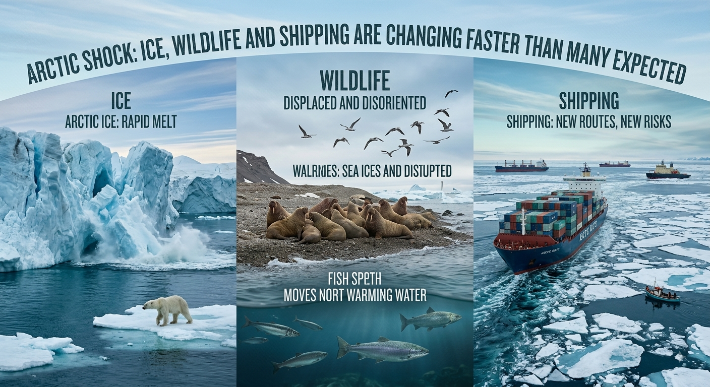 You are currently viewing Arctic Shock: Ice, Wildlife and Shipping Are Changing Faster Than Many Expected