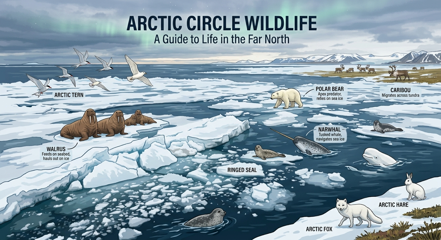 Read more about the article Arctic Circle Wildlife: A Guide to Life in the Far North
